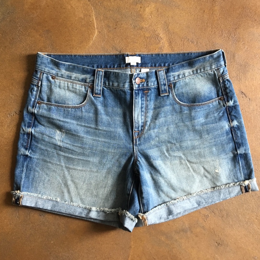 J Crew Cuffed Denim Short - NWT